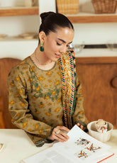 Nissa By Rajbari Floral Symphony Premium Embroidered Marina 3 Piece Unstitched Suit RB25NFS D-PM-05